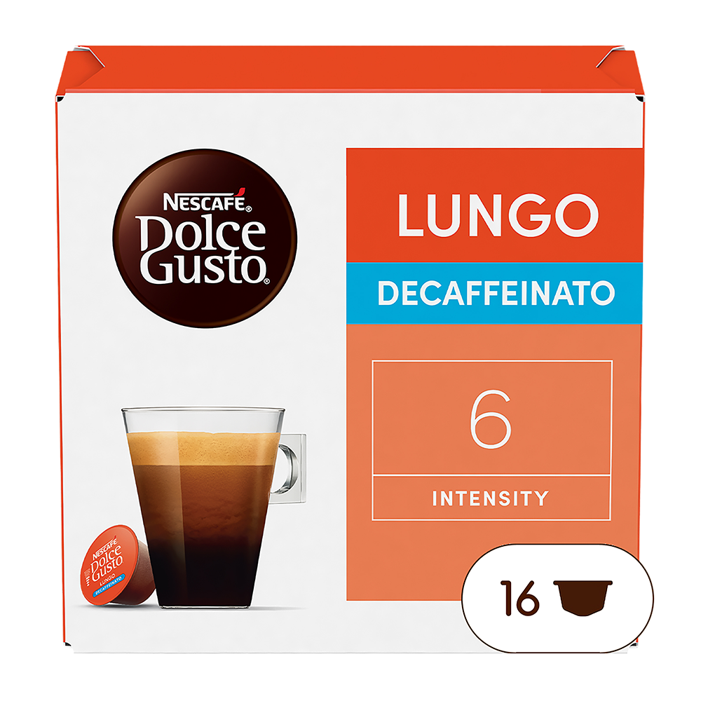 Dolce Gusto Lungo Decaffeinato - 16 capsules
