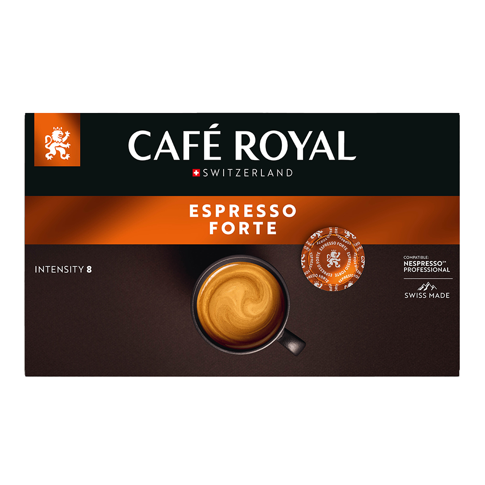 Café Royal Espresso Forte - 50 Nespresso PRO compatible pads