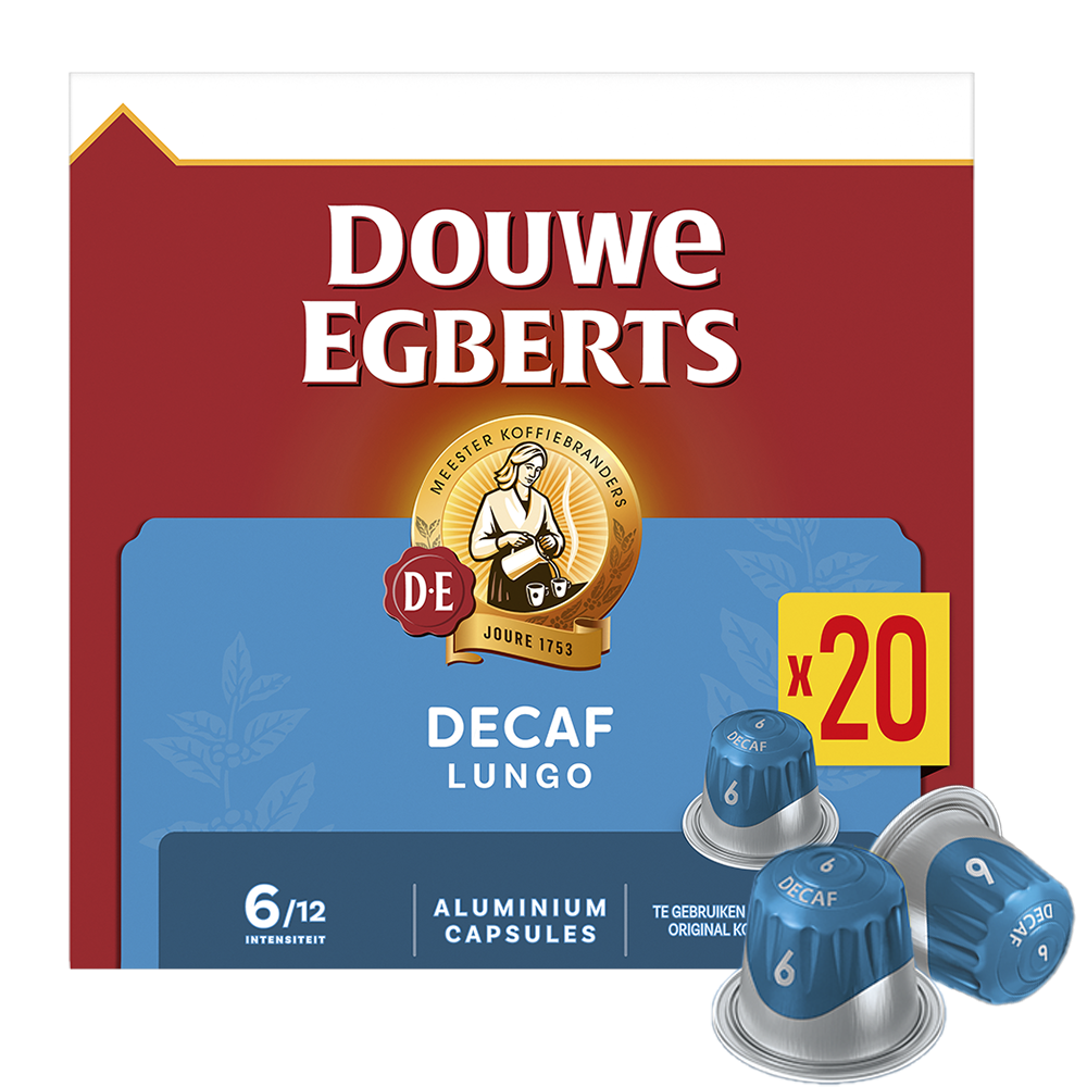 Douwe Egberts Lungo Decaf - 20 koffiecapsules