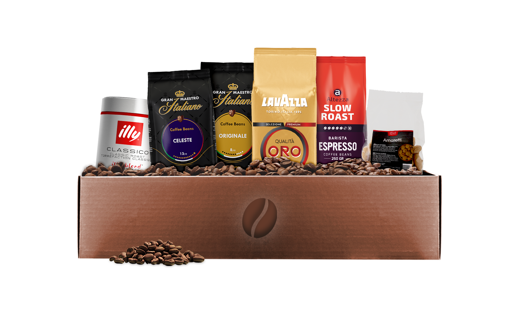 Welkomstpakket Topfavorieten - 1,25 KG Koffiebonen