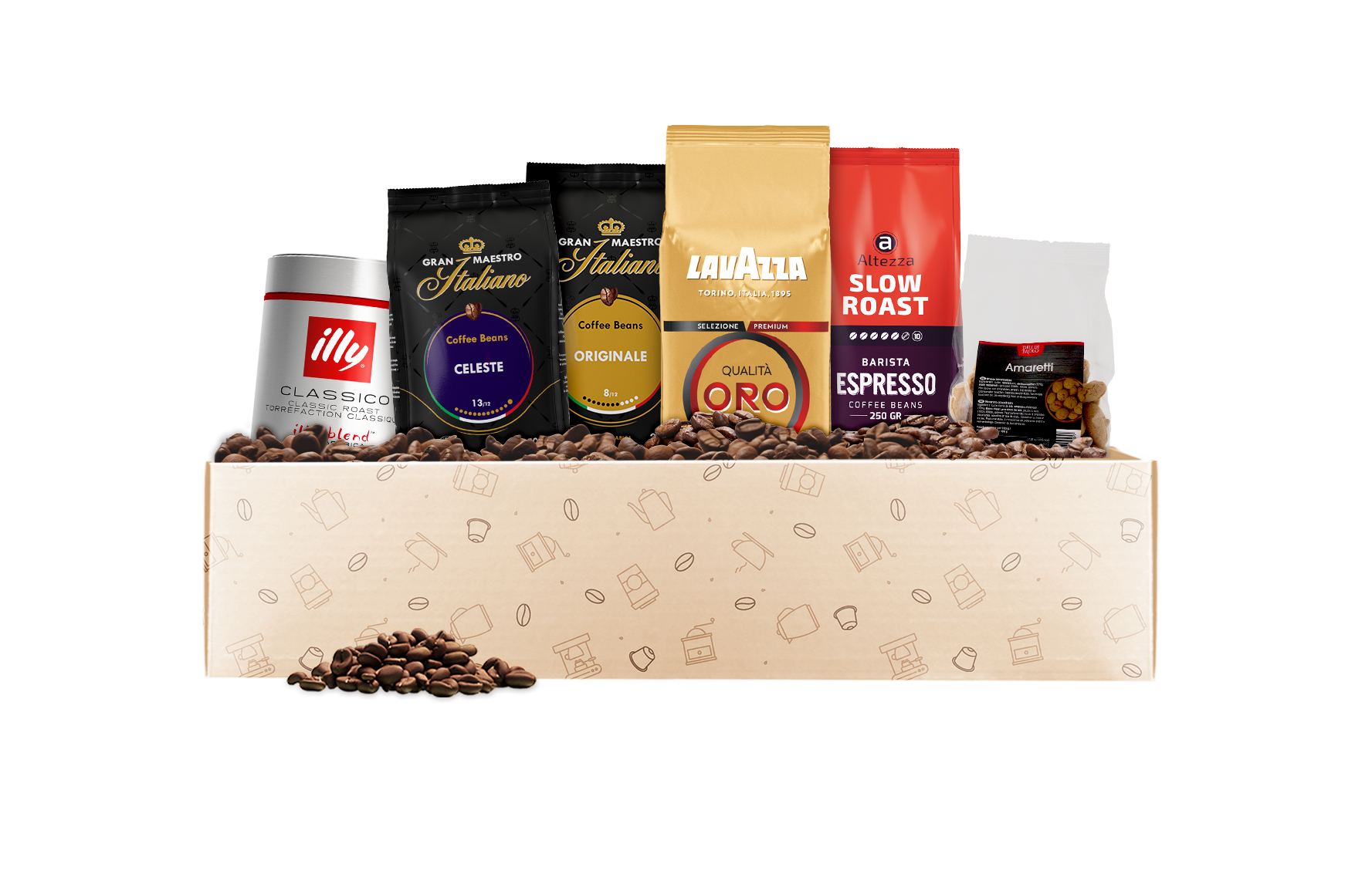 Welkomstpakket Topfavorieten - 1,25 KG Koffiebonen