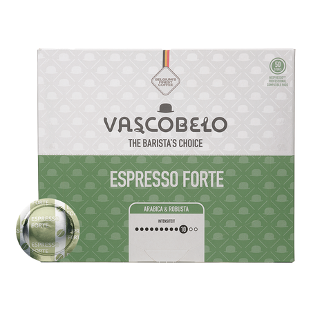 Vascobelo Espresso Forte - 50 Nespresso PRO compatibele pads